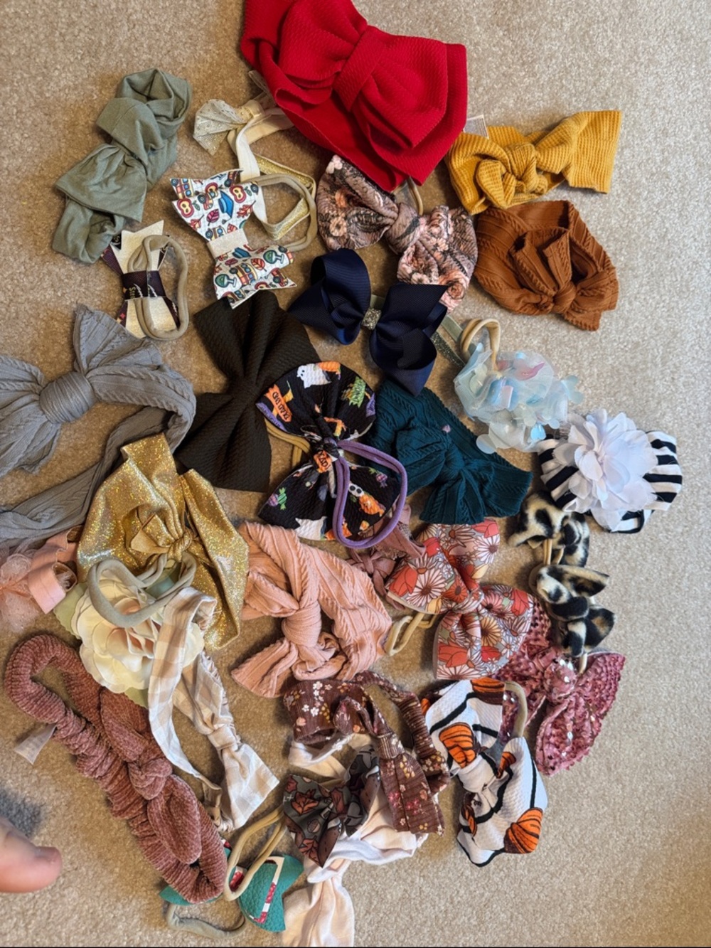 Baby Assorted Bow & Knot Headband Set in Multiple Colors